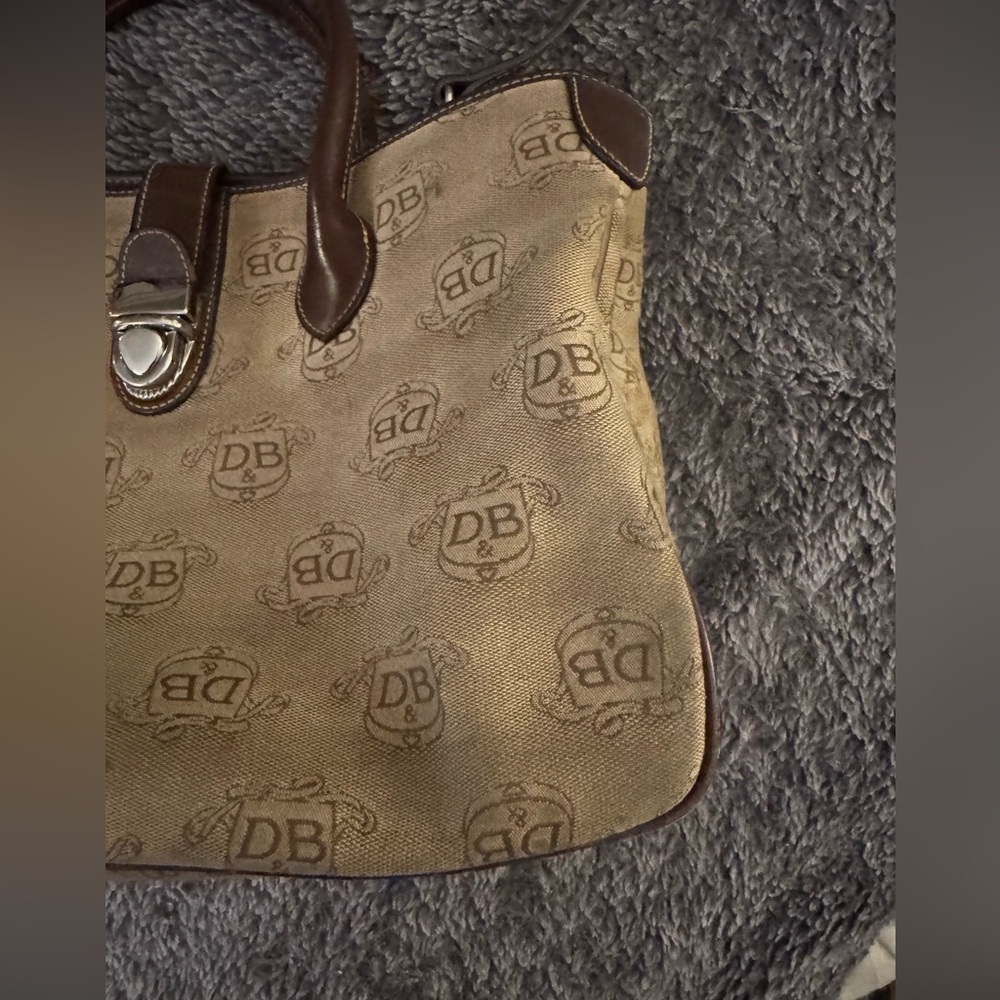 DOONEY AND BOURKE Vintage Signature Double Handle Shoulder Bag - Picture 11 of 13